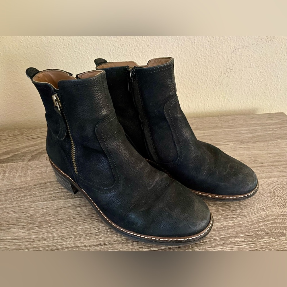 Paul Green Black Diego Ankle Boots